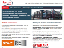 Tablet Screenshot of parcon-werkendam.nl